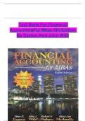 TEST BANK for Financial Accounting for MBAs 8th Edition by Peter Easton & John Wild contains verified questions and answers graded A&plus;