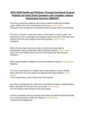 WGU D440 Health and Wellness Through Nutritional Science Problem set study Exam Questions and complete solution Guaranteed Success 2026&sol;2027