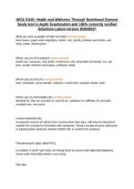 WGU D440&colon; Health and Wellness Through Nutritional Science Study test in depth Examination and 100&percnt; correctly verified Solutions Latest version 2026&sol;2027