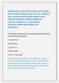 INDESIGN ACA EXAM PREP EXAM &lpar;LATEST EXAM&rpar; &vert;&vert; &NewLine;MOST RECENT EXAM 2026&vert;2027 ACTUAL COMPLETE &NewLine;REAL EXAM QUESTIONS AND CORRECT WELL &NewLine;DEFINED ANSWERS &lpar;VERIFIED ANSWERS&rpar;                  &NewLine;ALREADY GRADED A&plus; &vert;&vert; GUARANTEED                       &NewLine;SUCCESS&excl;&excl; BRAN
