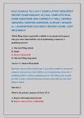 Intuit Academy Tax Level 1 EXAM &lpar;LATEST 2026&rpar; MOST &NewLine;RECENT EXAM 2026&vert;2027 ACTUAL COMPLETE REAL &NewLine;EXAM QUESTIONS AND CORRECTLY WELL DEFINED &NewLine;ANSWERS &lpar;VERIFIED ANSWERS&rpar; ALREADY GRADED &NewLine;A&plus; &vert; GUARANTEED SUCCESS&excl;&excl;&excl; NEWEST EXAM &vert; JUST &NewLine;RELEASED&excl;&excl;