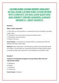 CJE MED SURG II EXAM NEWEST 2026&sol;2027 ACTUAL EXAM&vert; CJE MED SURG II EXAM REVIEW WITH COMPLETE 250 REAL EXAM QUESTIONS AND CORRECT VERIFIED ANSWERS&sol; ALREADY GRADED A&plus; &lpar;MOST RECENT&excl;&excl;&rpar;