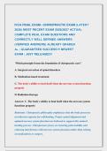 IVCA FINAL EXAM &ndash;CHIROPRACTIC EXAM &lpar;LATEST &NewLine;2026&rpar; MOST RECENT EXAM 2026&vert;2027 ACTUAL &NewLine;COMPLETE REAL EXAM QUESTIONS AND &NewLine;CORRECTLY WELL DEFINED ANSWERS           &NewLine;&lpar;VERIFIED ANSWERS&rpar; ALREADY GRADED                     &NewLine;A&plus; &vert; GUARANTEED SUCCESS&excl;&excl;&excl; NEWEST 