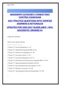 Mississippi Category II Forest Pest Control Exam Practice Questions 2026-2027 &vert; 300&plus; Questions with Verified Answers & Rationales &vert; MDAC&sol;BPI Guidelines