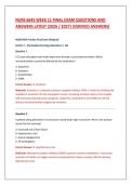 NURS 6645 WEEK 11 FINAL EXAM QUESTIONS AND ANSWERS LATEST &lpar;2026 &sol; 2027&rpar; &lpar;VERIFIED ANSWERS