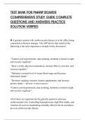 TEST BANK FOR PMHNP BOARDS&NewLine;COMPREHENSIVE STUDY GUIDE COMPLETE&NewLine;QUESTIONS AND ANSWERS PRACTICE&NewLine;SOLUTION VERIFIED