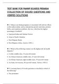 TEST BANK FOR PMHNP BOARDS PREMIUM&NewLine;COLLECTION OF SOLVED QUESTIONS AND&NewLine;VERIFIED SOLUTIONS