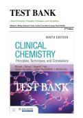 Clinical Chemistry&colon; Principles&comma; Techniques&comma; and Correlations&comma; 9th Edition Test Bank &vert; Questions & Answers &vert; Latest Study Guide 2026