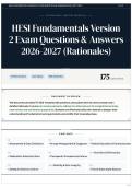 HESI Fundamentals Version 2 Exam Questions & Answers 2026-2027 &lpar;Rationales&rpar;
