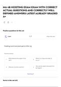 MA 4B HOISTING EXAM EXAM WITH CORRECT ACTUAL QUESTIONS AND CORRECTLY WELL DEFINED ANSWERS LATEST ALREADY GRADED A&plus;