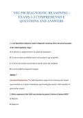 NSG 550&colon; Advanced Diagnostic Reasoning Comprehensive Exam Study Guide & Practice Questions