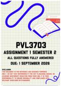 PVL3703 Assignment 1 Semester 2 MEMO &vert; Due 1 September 2026