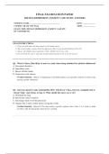 NR 326 CMS EXAM 2026 86&plus; COMPLETE EXAM QUESTIONS AND ANSWERS 100&percnt; VERIFIED A&plus; GRADE ASSURED&excl;&excl;&excl;&excl;&excl; NEW LATEST UPDATE&excl;&excl;&excl;&excl;&excl;