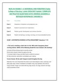 NUR 254 EXAMS 1&ndash;4&colon; MATERNAL AND PEDIATRICS Galen College of Nursing &vert; Latest 2026&sol;2027 Update &vert; COMPLETE 300 PRACTICE QUESTIONS WITH VERIFIED ANSWERS & DETAILED RATIONALES &vert; GRADED A&plus;&NewLine;
