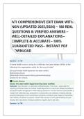 ATI COMPREHENSIVE EXIT EXAM WITH NGN