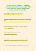 NSG 550&sol; NSG550 Exam 2 V2 &ndash; Diagnostic &NewLine;Reasoning for Nurse Practitioners Guide&vert; Wilkes &NewLine;&lpar;Latest 2026&sol; 2027 Update&rpar; 100&percnt; Verified &NewLine;Questions & Answers &vert; Grade A