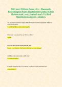NSG 550&sol; NSG550 Exam 3 V2 &ndash; Diagnostic &NewLine;Reasoning for Nurse Practitioners Guide&vert; Wilkes &NewLine;&lpar;Latest 2026&sol; 2027 Update&rpar; 100&percnt; Verified &NewLine;Questions & Answers &vert; Grade A