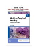 Medical-Surgical Nursing&colon; Concepts & Practice Test Bank &lpar;Fifth Edition&rpar; &NewLine;&mdash; Holly K&period; Stromberg 