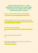 NSG 554&sol; NSG554 Exam 4 V1 &ndash; Nurse &NewLine;Practitioners in Primary Care I Guide&vert; Wilkes &NewLine;&lpar;Latest 2026&sol; 2027 Update&rpar; 100&percnt; Verified &NewLine;Questions & Answers &vert; Grade A
