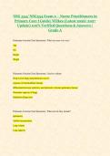 NSG 554&sol; NSG554 Exam 2 &ndash; Nurse Practitioners in &NewLine;Primary Care I Guide&vert; Wilkes &lpar;Latest 2026&sol; 2027 &NewLine;Update&rpar; 100&percnt; Verified Questions & Answers &vert; &NewLine;Grade A