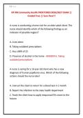 ATI RN Community Health PROCTORED 2026&sol;2027 EXAM &vert;&vert; &NewLine;Graded Free &vert;&vert; Sure Pass&excl;&excl;&excl;