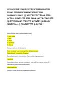 ATI CAPSTONE EXAM 2 CERTIFICATION EVALUATION EXAMS 2026 QUESTIONS WITH SOLUTIONS GUARANTEED PASS &vert;&vert; MOST RECENT EXAM 2026 ACTUAL COMPLETE REAL EXAM &sol;&sol;WITH COMPLETE QUESTIONS AND CORRECT ANSWERS &lpar;ALREADY GRADED A&plus;&rpar; &vert; GUARANTEED SUCCESS&excl;&excl;
