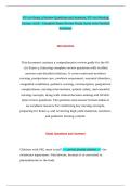 NU 170 Exam 4 Review Questions and Answers&comma; NU 170 Nursing Course&comma; 2026 &ndash; Complete Exam Review Study Guide with Verified Solutions