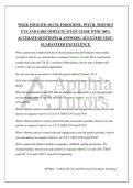 WEEK FOUR ICD-10-CM&colon; ENDOCRINE&comma; PSYCH&comma; NERVOUS EYE AND EAR&vert;COMPLETE STUDY GUIDE WITH 100&percnt; ACCURATE QUESTIONS & ANSWERS &vert; ACE EVERY TEST &vert; GUARANTEED EXCELLENCE&period;