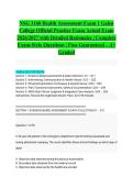NSG 3160 Health Assessment Exam 1 Galen College Official Practice Exam Actual Exam 2026&sol;2027 with Detailed Rationales &vert; Complete Exam-Style Questions &vert; Pass Guaranteed &ndash; A&plus; Graded&NewLine;&NewLine;