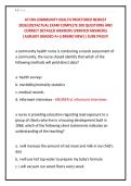 ATI RN COMMUNITY HEALTH PROCTORED NEWEST &NewLine;2026&sol;2027ACTUAL EXAM COMPLETE 200 QUESTIONS AND &NewLine;CORRECT DETAILED ANSWERS &lpar;VERIFIED ANSWERS&rpar; &NewLine;&vert;ALREADY GRADED A&plus;&vert;&vert;BRAND NEW&vert;&vert; SURE PASS&excl;&excl;&excl; 