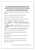 PCS CODING EXERCISES PART II&vert;COMPLETE STUDY GUIDE WITH 100&percnt; ACCURATE QUESTIONS & ANSWERS &vert; ACE EVERY TEST &vert; GUARANTEED EXCELLENCE&period;