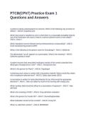 PTCB&lpar;CPhT&rpar; Practice Exam 1 Questions and Answers