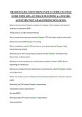 HEMODYNAMIC MONITORING PART 2 &vert;COMPLETE STUDY GUIDE WITH 100&percnt; ACCURATE QUESTIONS & ANSWERS &vert; ACE EVERY TEST &vert; GUARANTEED EXCELLENCE&period;