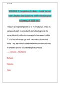 WGU D075 IT Foundations OA Exam &ndash; Latest Version&NewLine;with Complete 200 Questions and Verified Detailed&NewLine;Answers&period;pdf 2026 -2027