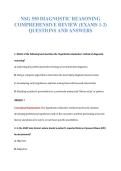 Advanced Practice Nursing Diagnostic Reasoning &lpar;NSG 550&rpar;&colon; Comprehensive Clinical Assessment & Practice Bank