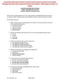 Test Bank&colon; Accounting Information Systems Controls and Processes 3e&NewLine;&NewLine;