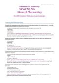 Chamberlain University&NewLine;NR565&sol; NR 565&NewLine;Advanced Pharmacology&NewLine;Best 100 Questions With answers and rationales &NewLine;