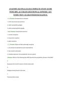 ANATOMY 102 FINAL EXAM &vert;COMPLETE STUDY GUIDE WITH 100&percnt; ACCURATE QUESTIONS & ANSWERS &vert; ACE EVERY TEST &vert; GUARANTEED EXCELLENCE&period;