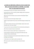 ANATOMY 102 MIDTERM &vert;COMPLETE STUDY GUIDE WITH 100&percnt; ACCURATE QUESTIONS & ANSWERS &vert; ACE EVERY TEST &vert; GUARANTEED EXCELLENCE&period;