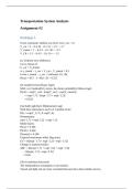 C&EE C185 &ndash; Winter 2026 A&plus; Graded Assignment 2 Solutions &bull; Transportation System Analysis &ndash; UCLA Engineering