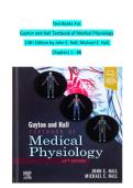 Guyton and Hall Textbook of Medical Physiology&comma; 14th Edition Test Bank &vert; Chapters 1&ndash;86J Questions & Answers &vert; Latest Study Guide 2026