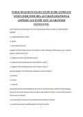 PUBLIC HEALTH 195 EXAM 2 STUDY GUIDE &vert;COMPLETE STUDY GUIDE WITH 100&percnt; ACCURATE QUESTIONS & ANSWERS &vert; ACE EVERY TEST &vert; GUARANTEED EXCELLENCE&period;