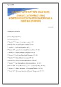 BARNEY FLETCHER FINAL EXAM BANK 2026-2027&colon; 270&plus; Practice Questions & Verified Answers with Rationales &vert; Georgia Real Estate License Prep