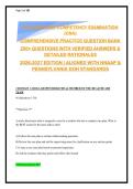 CNA Nurse Aide Exam Prep 2026-2027&colon; 250&plus; NNAAP Practice Questions with Verified Answers & Detailed Rationales - Pennsylvania DOH Standards Aligned
