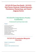 NCLEX-PN Exam Prep Bundle &vert; 100 NGN&NewLine;Style Practice Questions&comma; Detailed Rationales&comma; &NewLine;Prioritization&comma; Pharmacology&comma; and Clinical &NewLine;Judgment Review