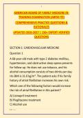 ABFM ITE 2026-2027 Comprehensive Practice Exam &vert; 150&plus; Verified Questions with Rationales &vert; American Board of Family Medicine In-Training Examination Updated Study Guide