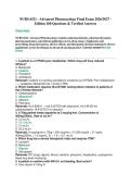 NURS 6521 - Advanced Pharmacology Final Exam 2026&sol;2027 &NewLine;Edition 100 Questions & Verified Answers