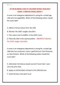 ATI RN NURSING CARE OF CHILDREN RETAKE 2026&sol;2027 &NewLine;EXAM &vert;&vert;VERIFIED EXAM&vert;&vert;NEW&excl;&excl;&excl;