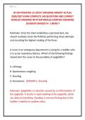 ATI RN PEDIATRIC &lpar;2 LATEST VERSIONS&rpar; NEWEST ACTUAL &NewLine;2026&sol;2027 EXAM COMPLETE 140 QUESTIONS AND CORRECT &NewLine;DETAILED ANSWERS WITH RATIONALES &lpar;VERIFIED ANSWERS&rpar; &NewLine;&vert;ALREADY GRADED A&plus; &vert;&vert;NEW&excl;&excl;&excl;