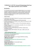 NURS6202 &lpar;CU-AGPCNP&rpar; Advanced Pathophysiology Final Exam &NewLine;100 Complete Questions& Answers 2026&sol;2027 